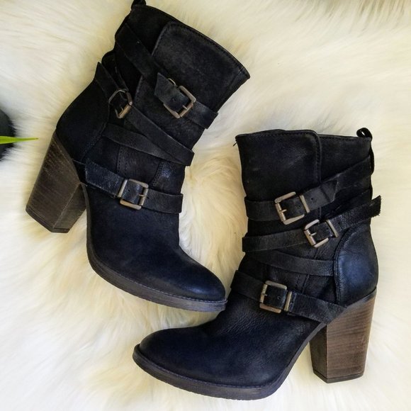Steve Madden Shoes - ❗Steve Madden Black Leather Yale Boots/Booties❗